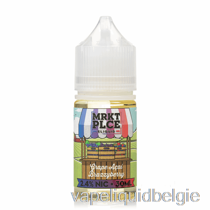 Vape Vloeibare Brazberry-druif Acai - Mrkt-zouten - 30 Ml 24 Mg